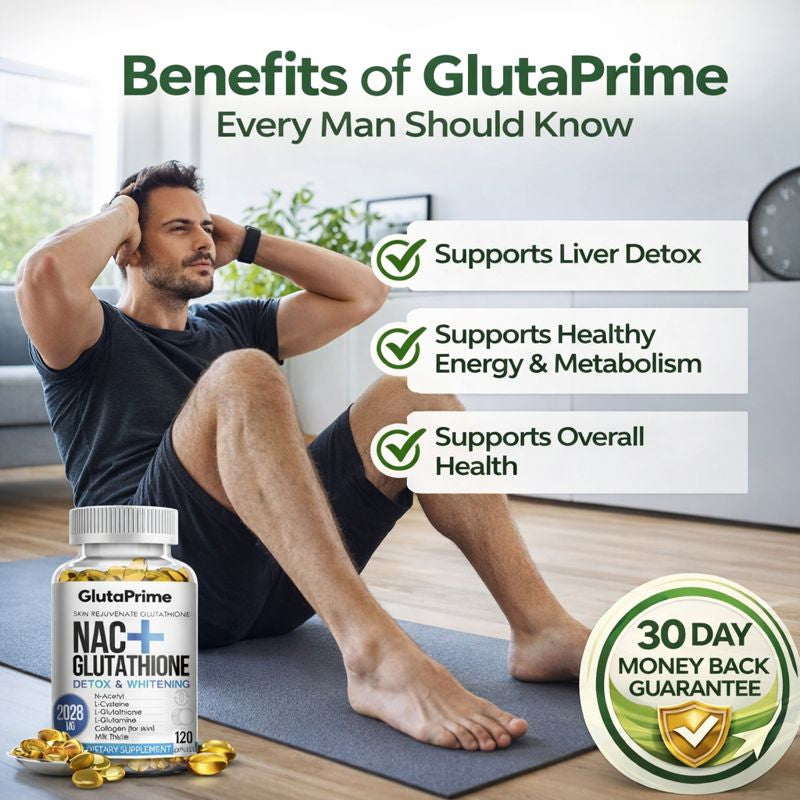 GlutaPrime™ NAC + Glutathione Supplement | 120 Capsules